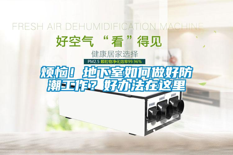 煩惱！地下室如何做好防潮工作？好辦法在這里