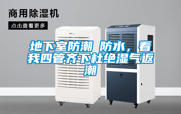 地下室防潮≠防水，看我四管齊下杜絕濕氣返潮