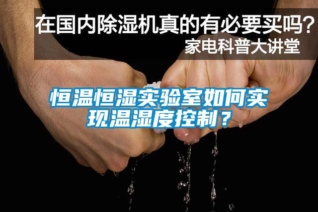 恒溫恒濕實(shí)驗(yàn)室如何實(shí)現(xiàn)溫濕度控制？