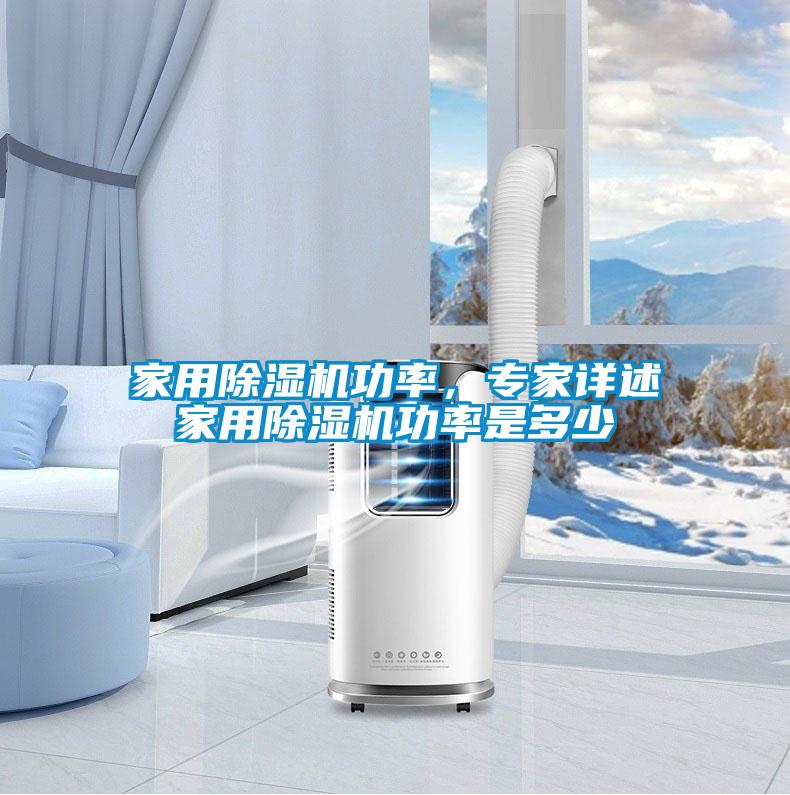 家用除濕機(jī)功率，專家詳述家用除濕機(jī)功率是多少