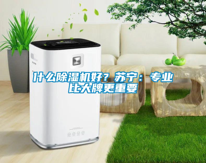 什么除濕機好？蘇寧：專業(yè)比大牌更重要