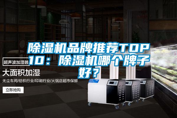 除濕機品牌推薦TOP10：除濕機哪個牌子好？