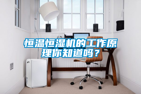 恒溫恒濕機(jī)的工作原理你知道嗎？