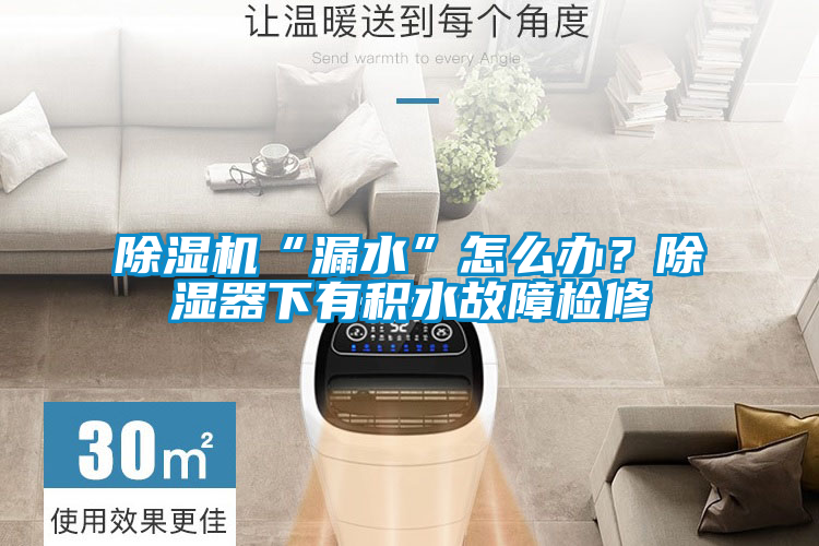 除濕機“漏水”怎么辦？除濕器下有積水故障檢修