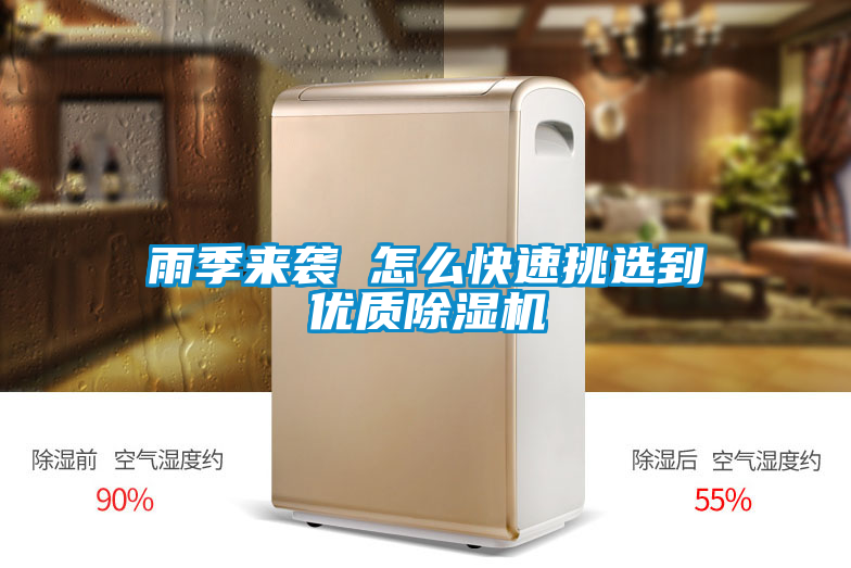 雨季來襲 怎么快速挑選到優(yōu)質除濕機