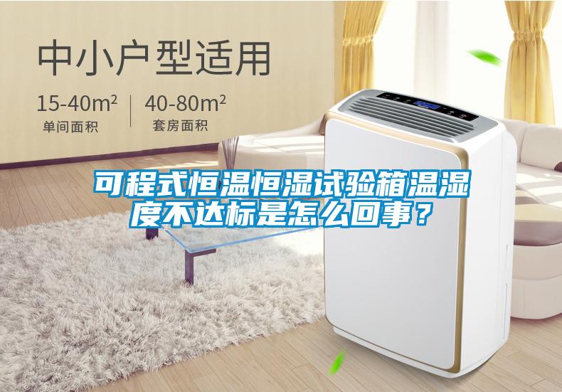 可程式恒溫恒濕試驗箱溫濕度不達標是怎么回事？