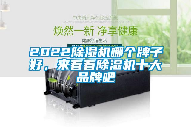2022除濕機哪個牌子好，來看看除濕機十大品牌吧