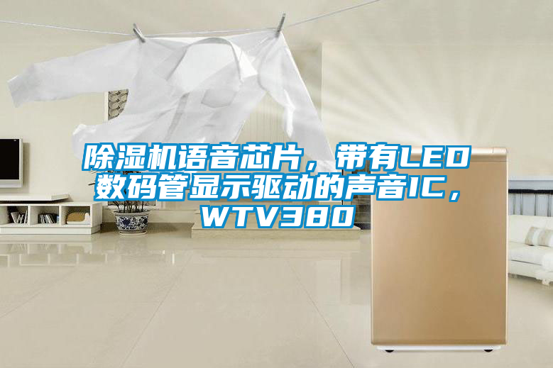 除濕機(jī)語音芯片，帶有LED數(shù)碼管顯示驅(qū)動的聲音IC，WTV380