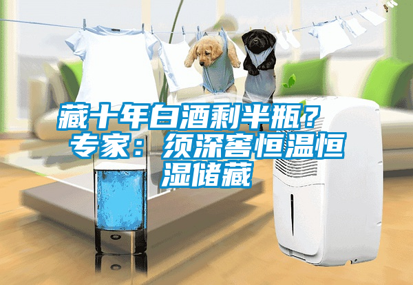 藏十年白酒剩半瓶？ 專家：須深窖恒溫恒濕儲藏