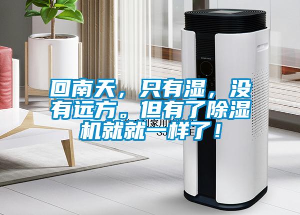 回南天，只有濕，沒(méi)有遠(yuǎn)方。但有了除濕機(jī)就就一樣了！