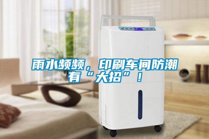 雨水頻頻，印刷車間防潮有“大招”！