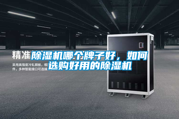 除濕機哪個牌子好，如何選購好用的除濕機