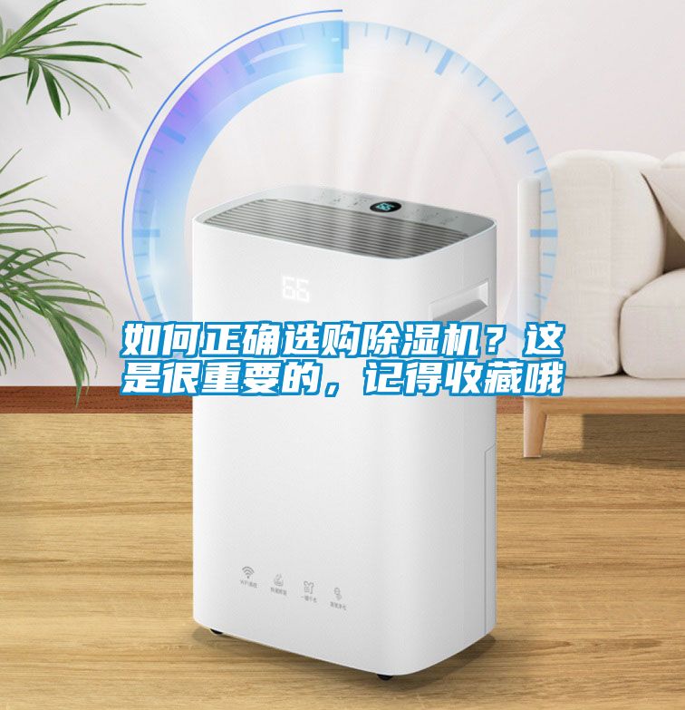 如何正確選購除濕機？這是很重要的，記得收藏哦