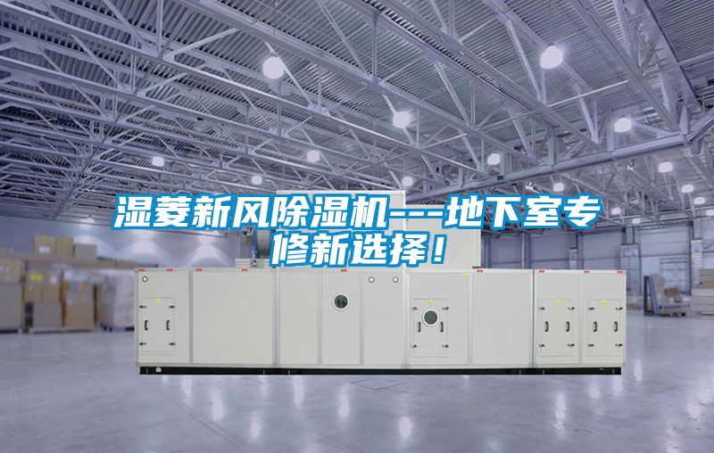 濕菱新風除濕機---地下室專修新選擇！