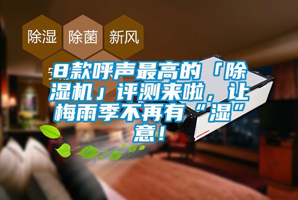 8款呼聲最高的「除濕機(jī)」評(píng)測(cè)來(lái)啦，讓梅雨季不再有“濕”意！