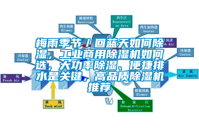 梅雨季節(jié)／回藍天如何除濕，工業(yè)商用除濕機如何選，大功率除濕、便捷排水是關(guān)鍵，高品質(zhì)除濕機推薦