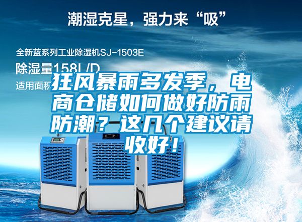 狂風暴雨多發(fā)季，電商倉儲如何做好防雨防潮？這幾個建議請收好！