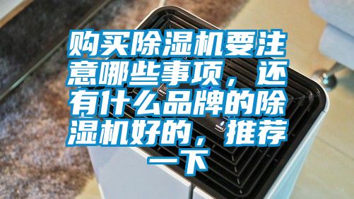 購買除濕機(jī)要注意哪些事項(xiàng)，還有什么品牌的除濕機(jī)好的，推薦一下