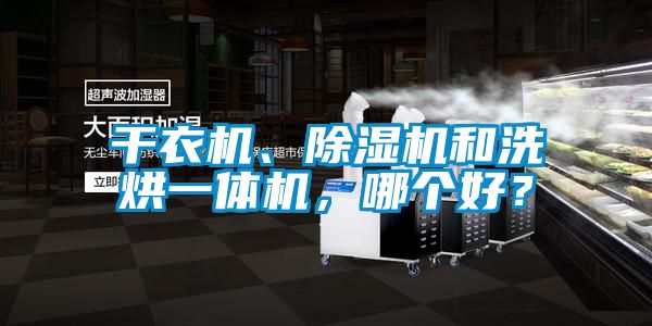 干衣機(jī)、除濕機(jī)和洗烘一體機(jī)，哪個(gè)好？