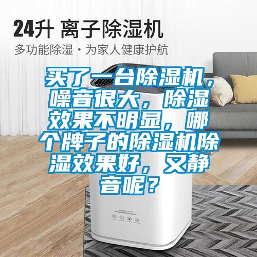 買了一臺(tái)除濕機(jī)，噪音很大，除濕效果不明顯，哪個(gè)牌子的除濕機(jī)除濕效果好，又靜音呢？