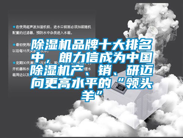 除濕機(jī)品牌十大排名中，朗力信成為中國(guó)除濕機(jī)產(chǎn)、銷、研邁向更高水平的“領(lǐng)頭羊”