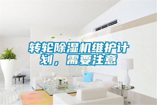 轉(zhuǎn)輪除濕機維護計劃，需要注意