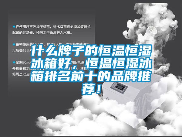 什么牌子的恒溫恒濕冰箱好，恒溫恒濕冰箱排名前十的品牌推薦！