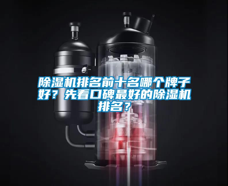 除濕機排名前十名哪個牌子好？先看口碑最好的除濕機排名？