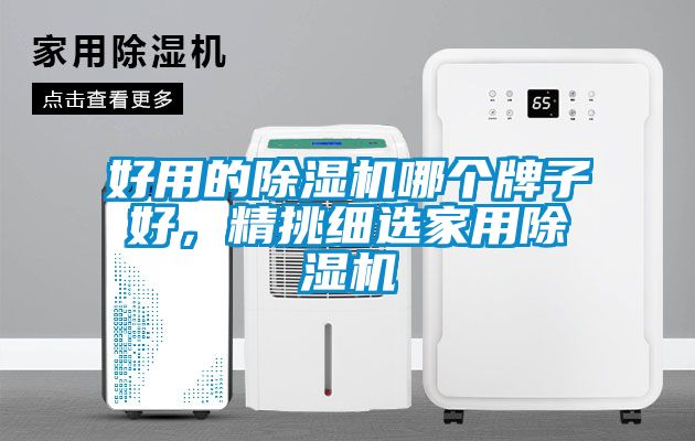 好用的除濕機哪個牌子好，精挑細選家用除濕機